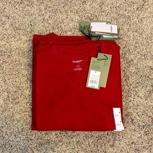Goodfellow & Co Red V-Neck Tee - Classic Staple - 8 pack